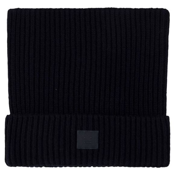 Beanie - Acne Studios - Cotton - Black